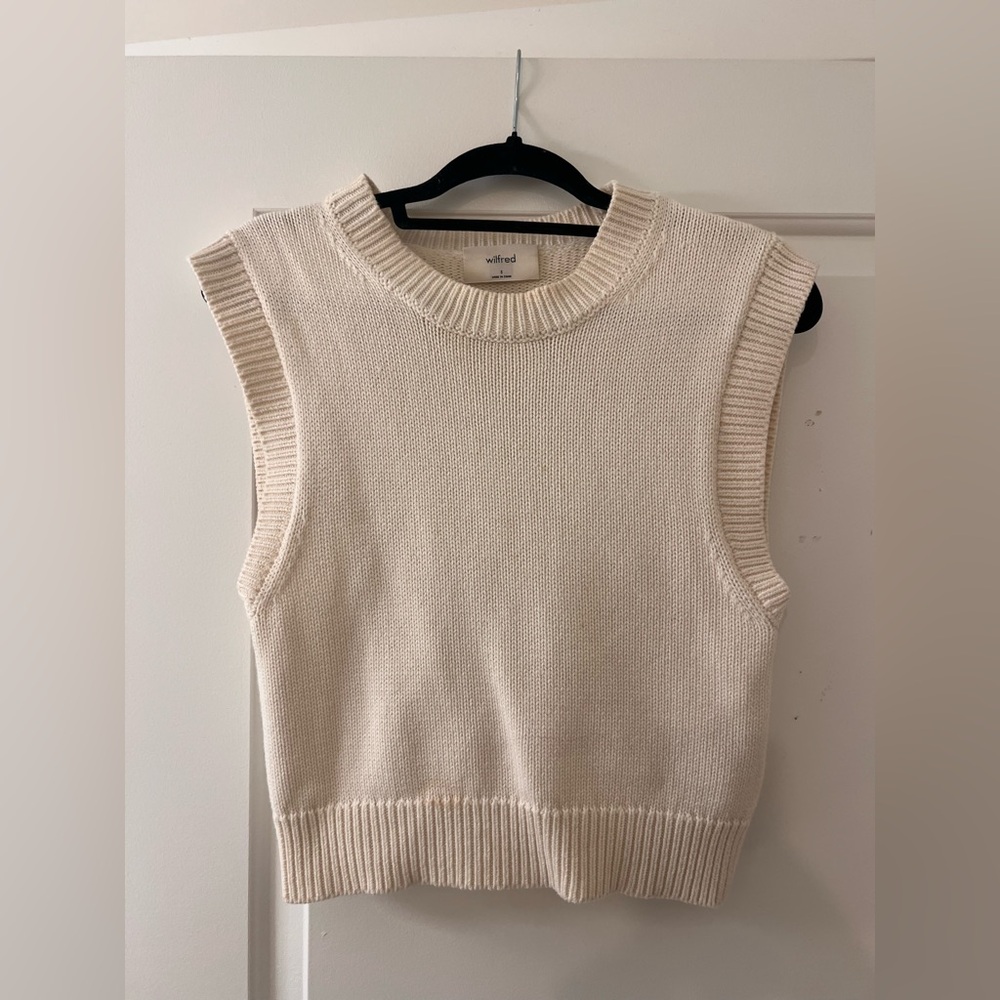 Wilfred Knit Top - Cream, Small